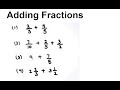 How to Add Fractions / Fraction Addition / Adding Fractions / Learn Addition of Fractions