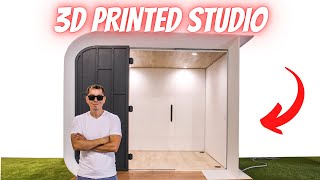 3D Printed Studio made out of recycled materials