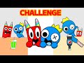 Rainbow friends vs garten of banban funny tiktok challenge compilation paper animation