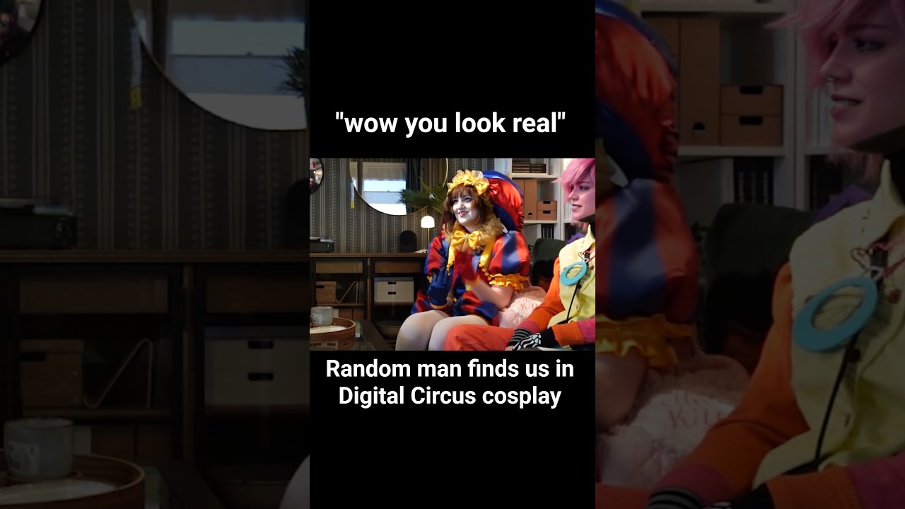 NPC's find us in public #digitalcircus #amazingdigitalcircus #pomni #tadc #cosplay #gangle