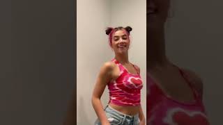 Charli Damelio Pink Hair Dance