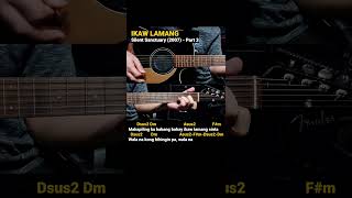 Ikaw Lamang - Silent Sanctuary (2007) Easy Guitar Chords Tutorial with Lyrics Part 3 SHORTS REELS