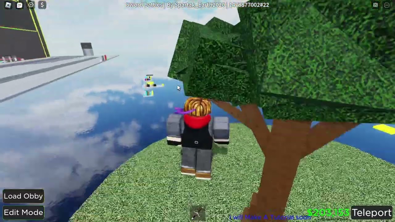 How to Get all swords In Sword battles obby creator (READ DESC FOR ID)