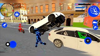 Black Iron Stickman Rope Hero City Gangstar Mafia screenshot 1