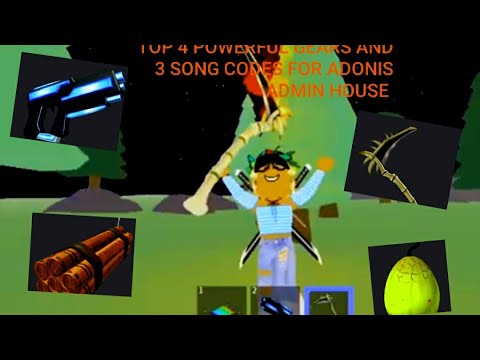 4 Gear Codes And 2 Song Codes For Adonis Admin House Youtube - gear code for roblox adonis admin house