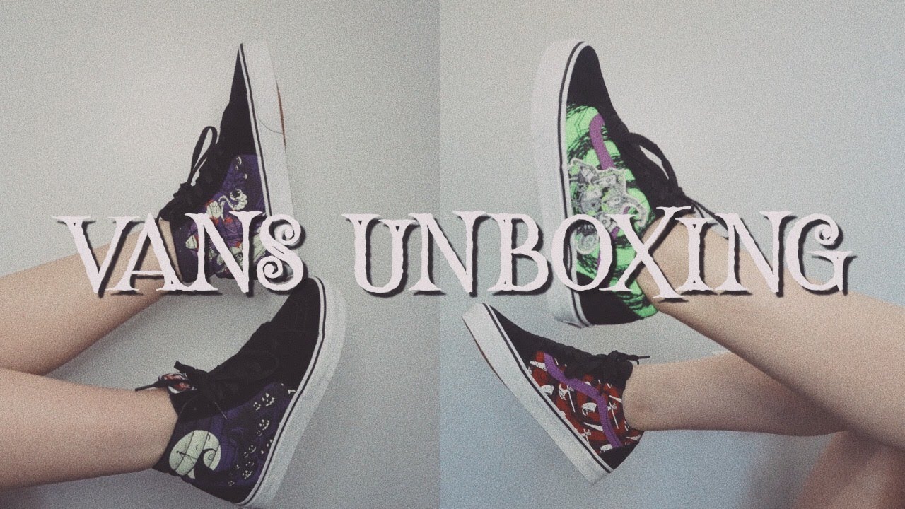 NIGHTMARE BEFORE CHRISTMAS VANS UNBOXING
