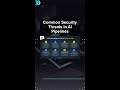 Common Security Threats in AI Pipelines #ai #artificialintelligence #machinelearning #aiagent Common
