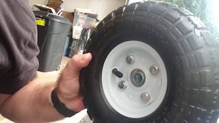 How to change a wheel on a dolly