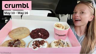 CRUMBL New Flavors this week Chocolate Toffee Cake Cup, Banana Bread, Red Velvet, Cookie Dough