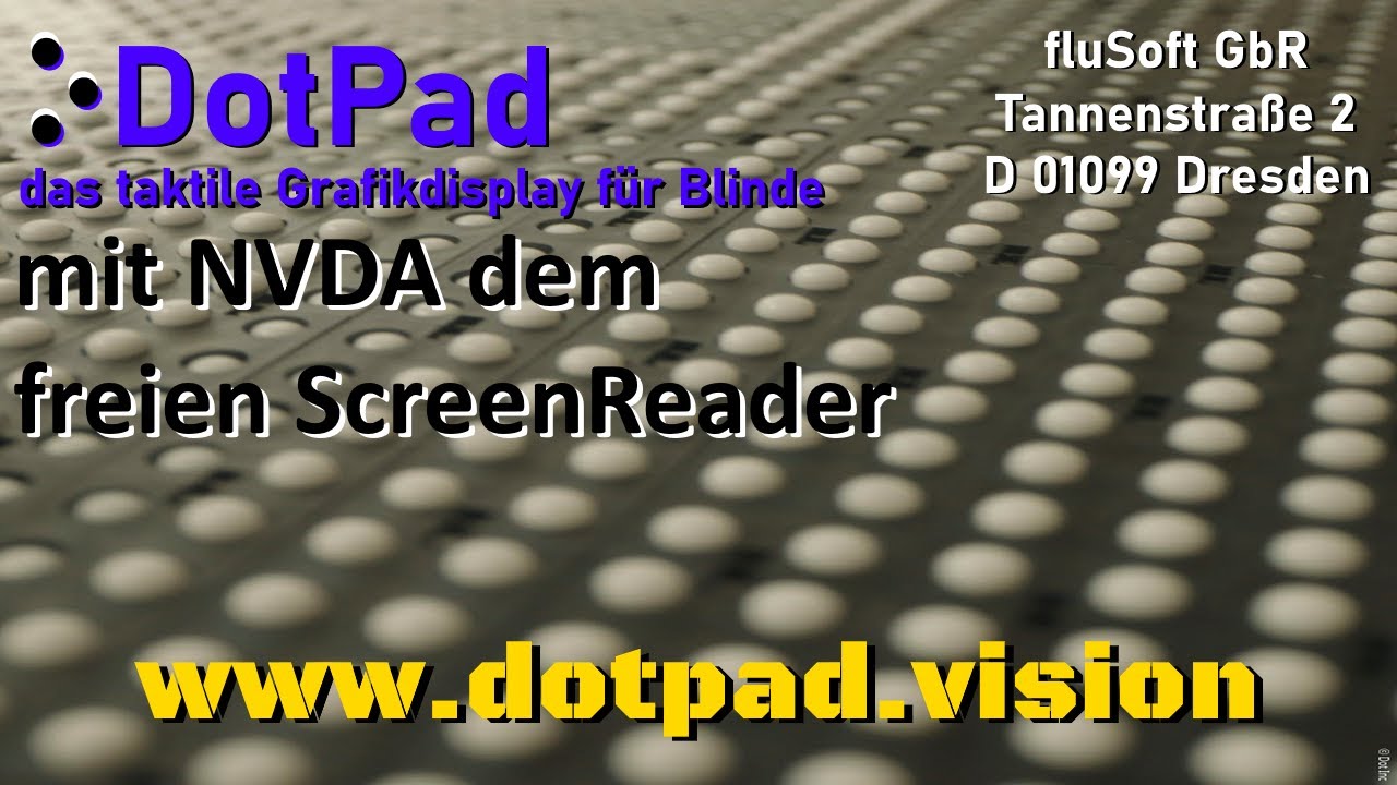4. DotPad mit NVDA