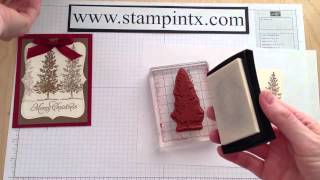 How to Create a Beautiful Embossed Christmas Tree Card
