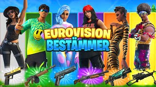 EUROVISION SKINS BESTÄMMER MINA VAPEN I FORTNITE