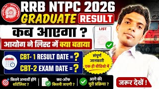 RRB NTPC GRADUATE RESULT BIG UPDATE🔥NTPC 2026 RESULT💥NTPC 2024 TYPING RESULT | NTPC 2024 UG RESULT✅