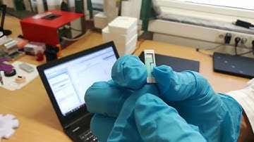 Demonstration on how to use a screen printed oxygen sensors from Zimmer and Peacock