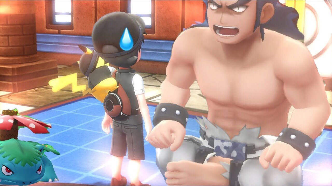 ポケモン フシギバナだけで殿堂入りを目指す Vsシバ ピカブイ Youtube