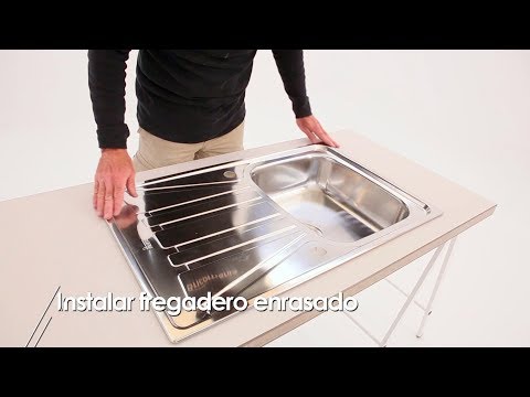 Video: ¿Cómo empotrar un fregadero en la encimera? Encimeras para la cocina