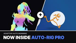 Adaptive Auto Skinning - Now Inside Auto-Rig Pro (Free Bridge Add-on)