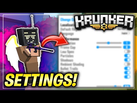 MY KRUNKER.IO SETTINGS! (How to Improve your game!)