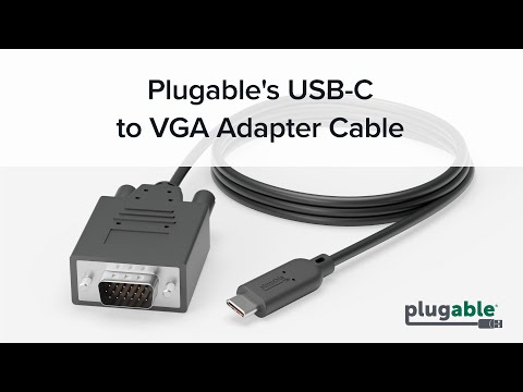 Plugable's USB-C to VGA Adapter Cable