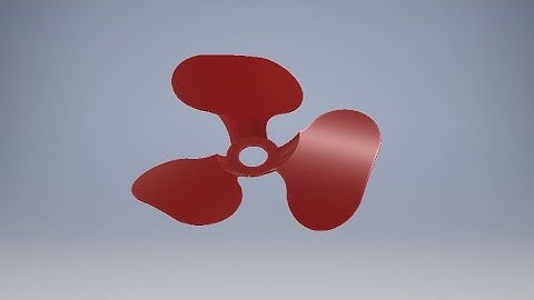 Tutorial Autodesk Inventor "How To Make Propeller Turbine"