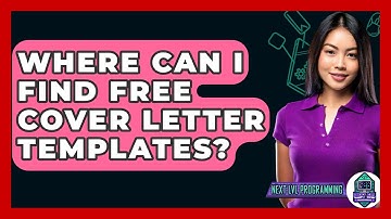 Where Can I Find Free Cover Letter Templates? - Next LVL Programming