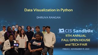 Data Visualization in Python - CIS Sandbox Open House