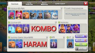 Kombo HaramArcher Super  TH 11 💀💀💀 Auto Buang Spell Bolo 🔥