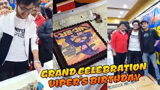 Viper's birthday Grand Celebration with Mortal Thug Goldy bhai Mamba mercy Regaltos Aman Mafia Raven