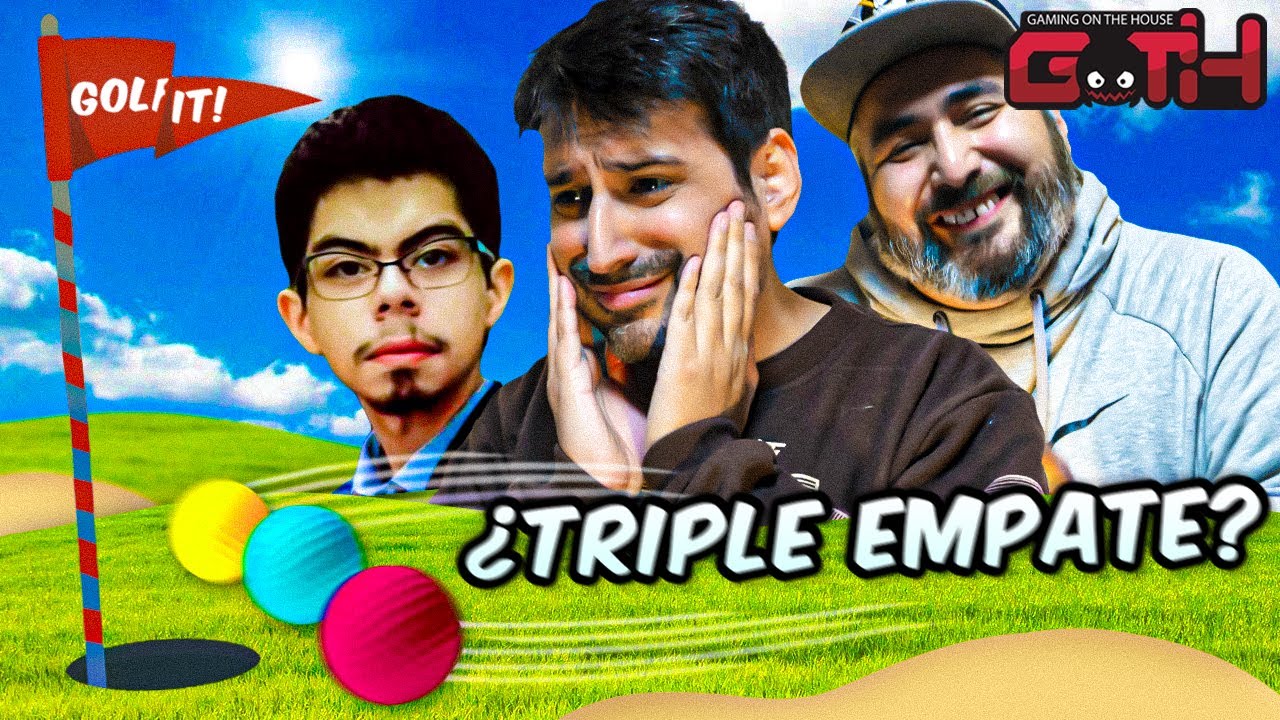 ¿Quién gana? Desempate en 50 hoyos CAGONEA EL NICO? 👀 GOLF IT