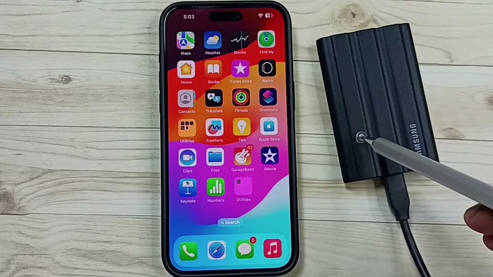 iPhone 16/16 Pro Max | How to Safely Eject / Remove Samsung T7 Shield Portable SSD from your iPhone