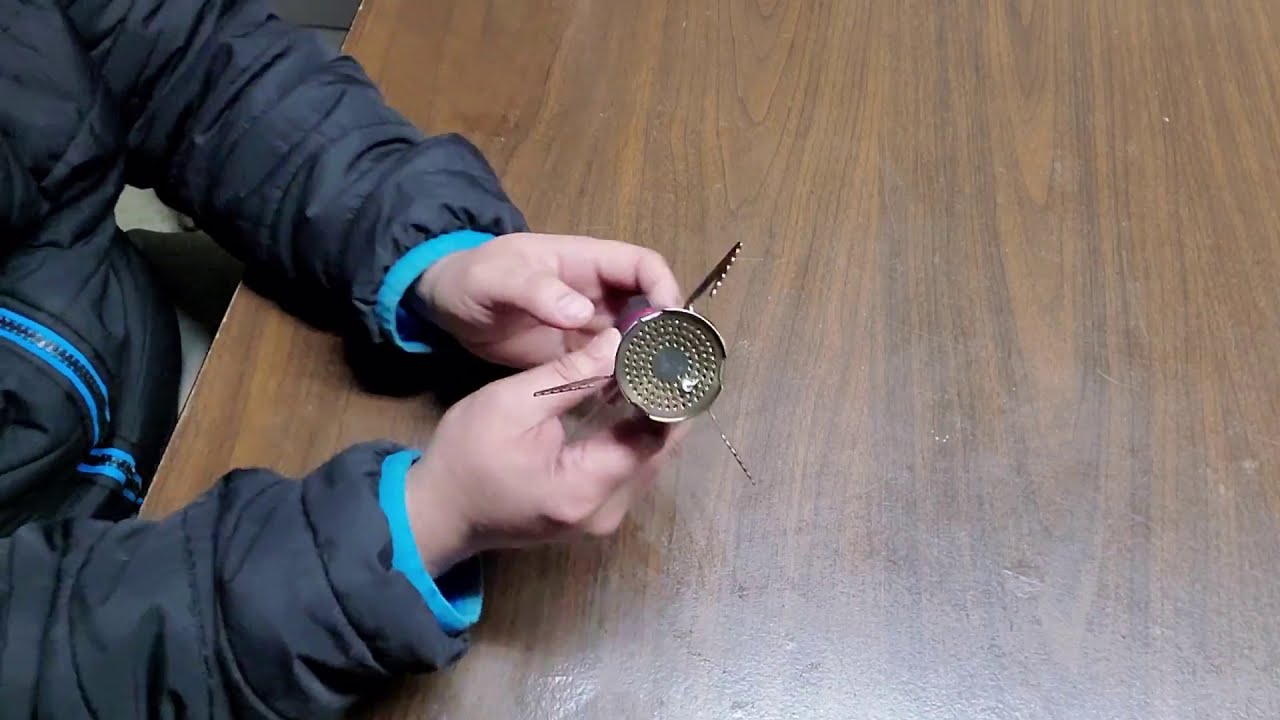 lithic ultralight stove using with butane gas.