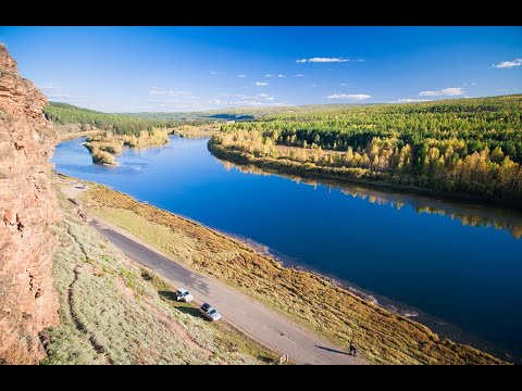 Реки мира: Лена. Крупнейшая река в мире, протекающая в районе вечной мерзлоты.