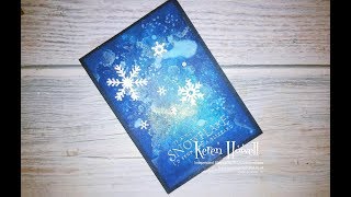 Stampin Up! Twist & Pop Beautiful Blizzard (Facebook Live)
