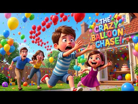 The Red Balloon Escape! š Funny 3D Cartoon for Kids