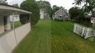 GoPro2 Protune split screen compare (left is RAW and right is Protune)