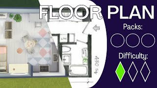How to Build FROM A REAL LIFE FLOOR PLAN Like a Nerd - Base Game In-Depth Sims 4 Building Tutorial