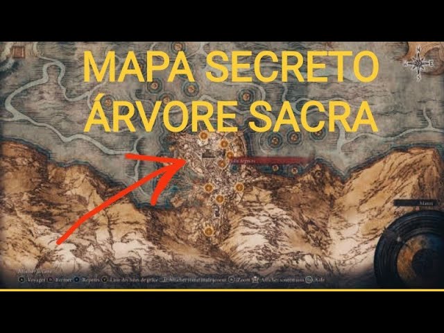 LOCALIZAÇÃO BOSS MALENIA-COMO ACESSAR O MAPA ÁRVORE SACRA- ELDEN RING 