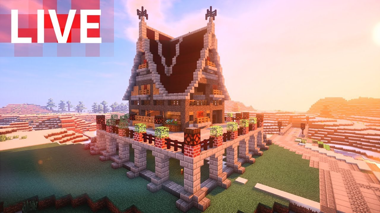 Minecraft Live 第二拠点の倉庫の建築 Youtube