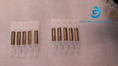 Semi automatic small soft tube tray flat surface labeling machine testing video