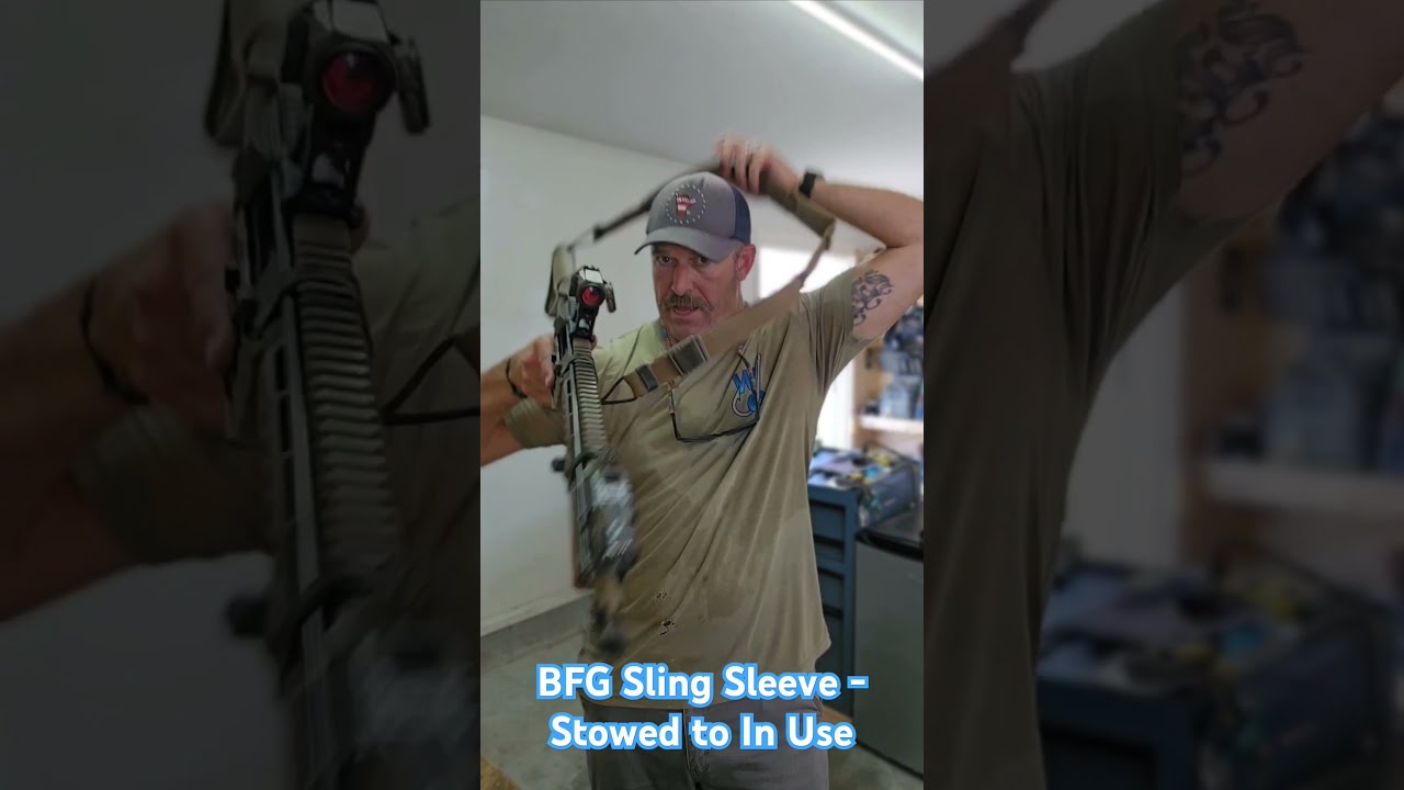 Blue Force Gear S Sling Sleeve Stowed To In Use