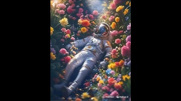 By Hailuo AI 🚀🌸 Astronaut lost in flowers—what’s real, what’s memory?#hailuoai #minimax