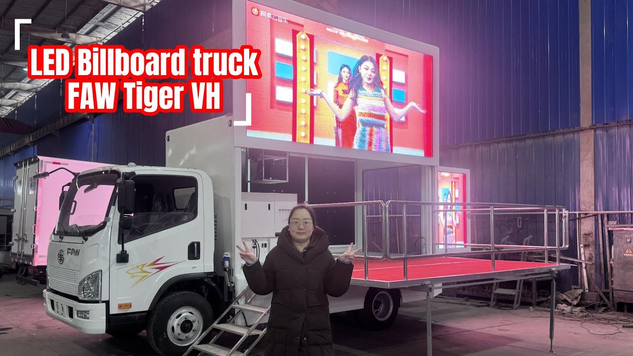 LED Billboard Advertising Truck for Mobile Outdoor Advertising