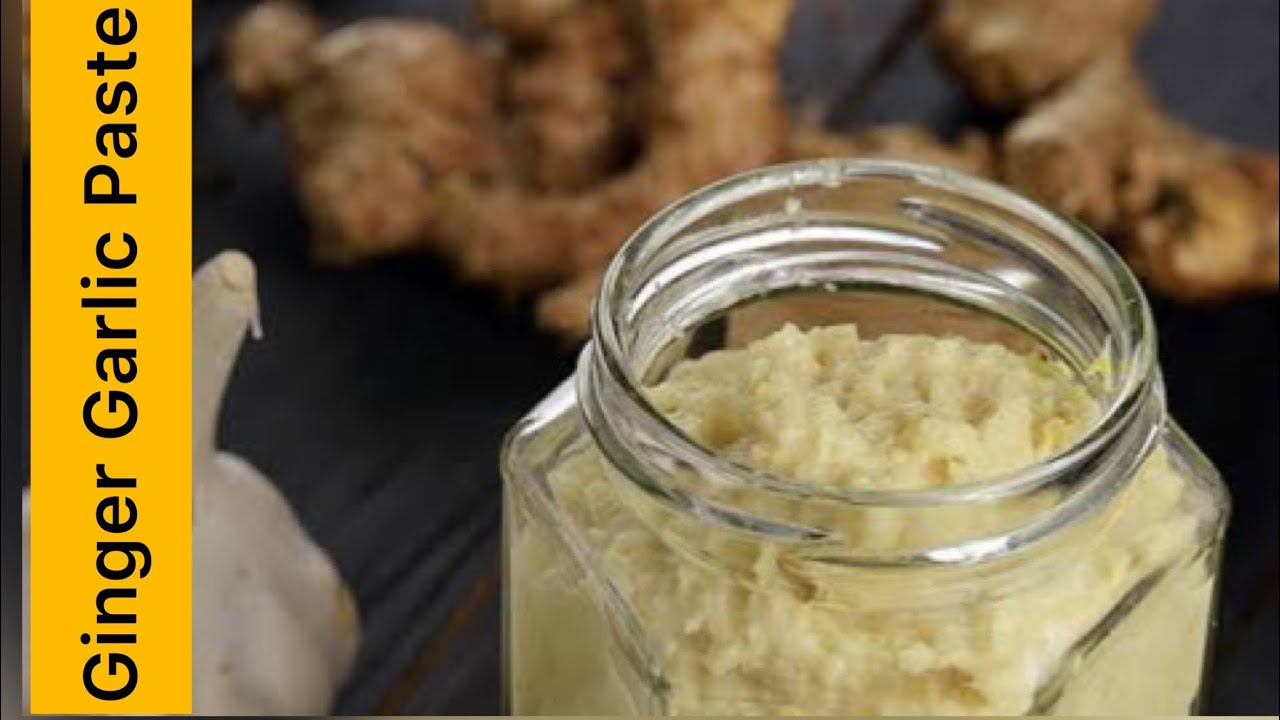 Ginger Garlic Paste Recipe How to store ginger/galric paste for long