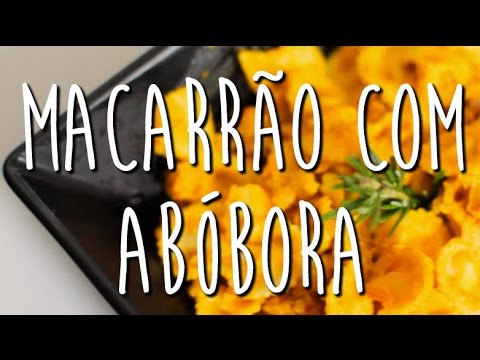 Vídeo: Macarrão Com Abóbora, Bacon E Amaretto
