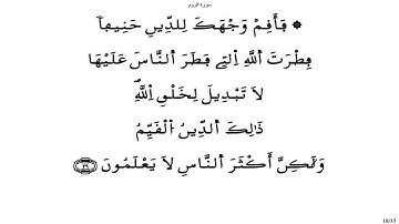 سورة الروم - ياسين الجزائري برواية ورش
