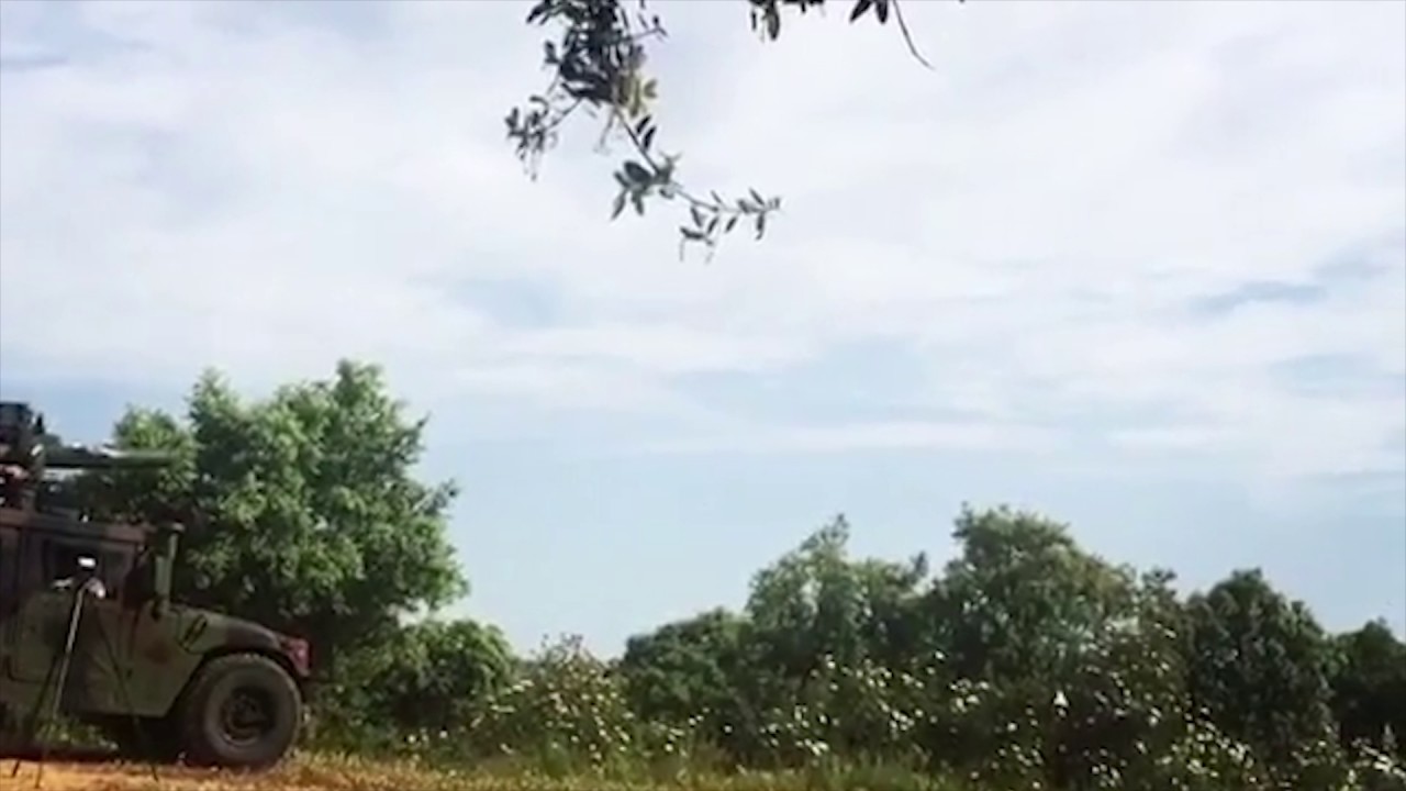 Lanzamiento de BGM71 TOW desde Humvee Armada Española YouTube