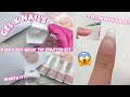 Trying kiara sky short coffin gelly tip starter kit  tiktok sealing the cuticle hack  gel x nails