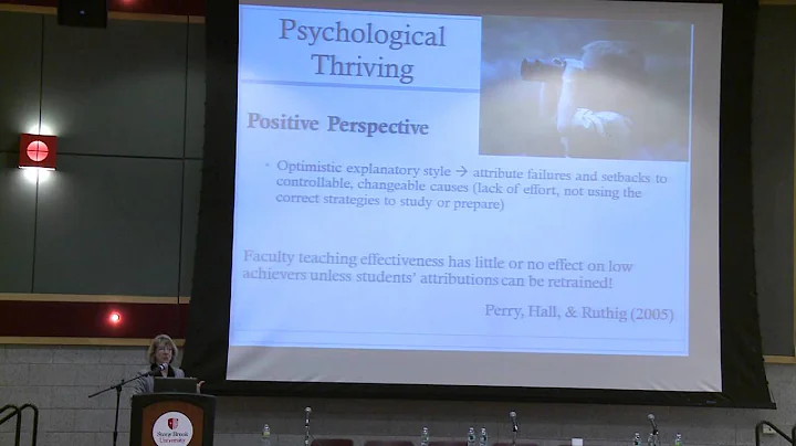 Provost Lecture: Laurie Schreiner - Thriving: A Ne...