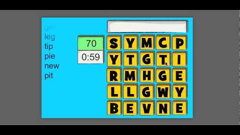 Boggle -- GameSalad Template