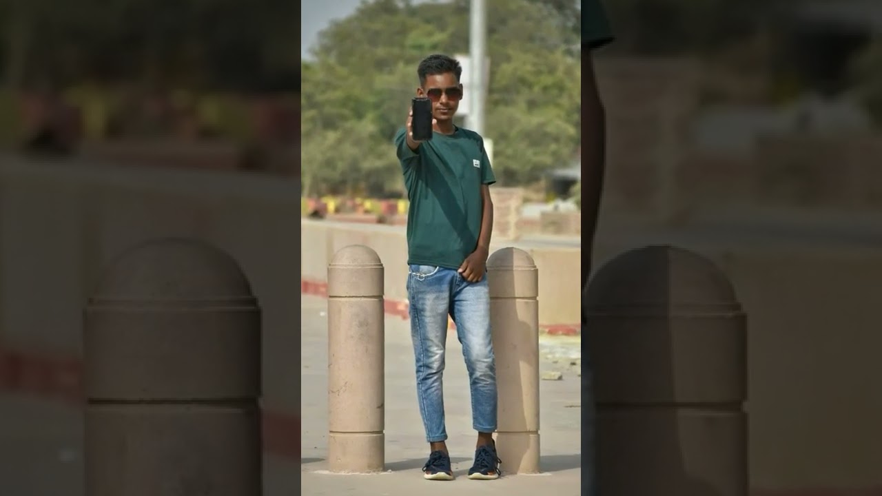 Natural green tone photo editing 